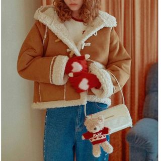 General Research - ジェネラルリサーチ レザーベルトダッフルコートの