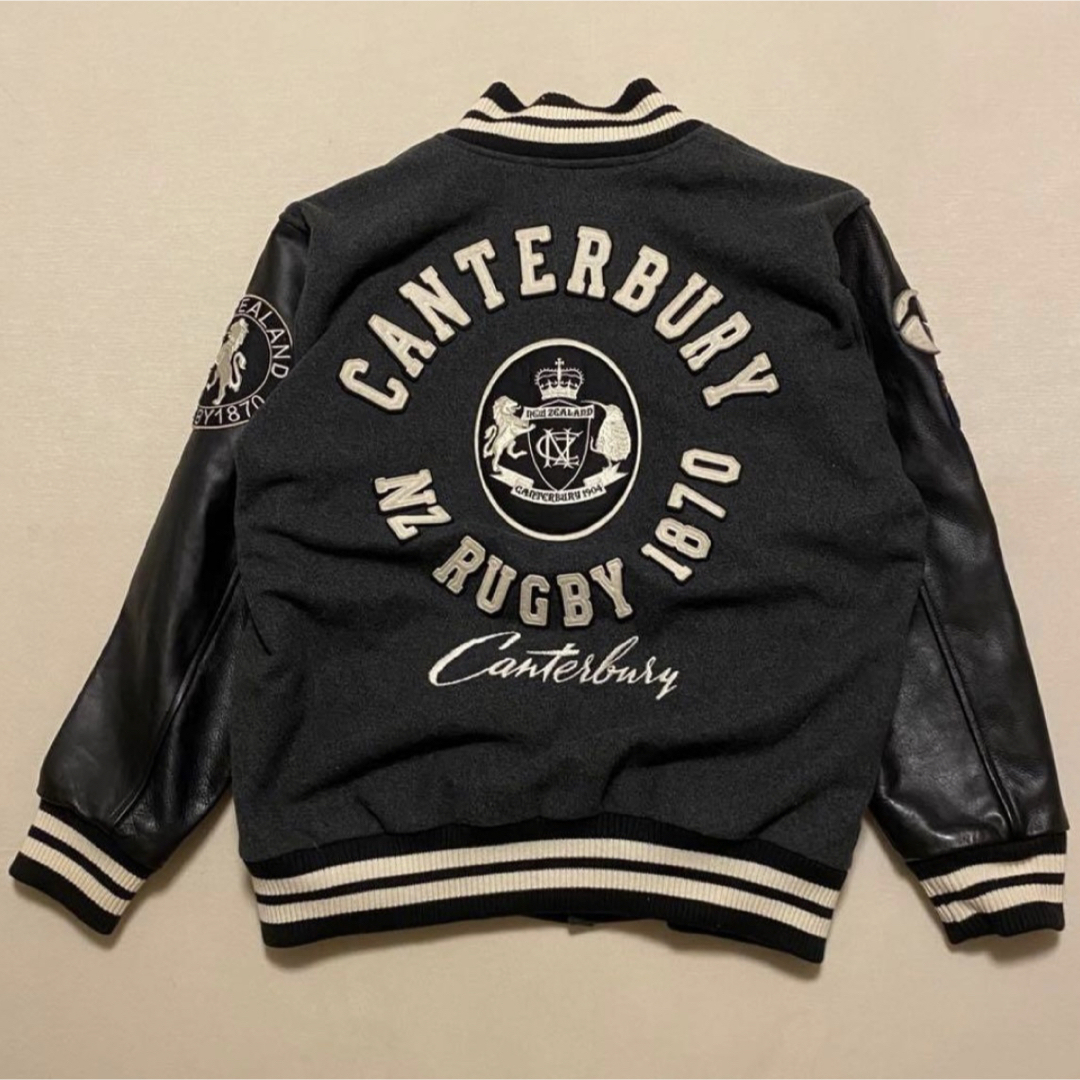 CANTERBURY - 豪華刺繍 カンタベリー フルデコ 袖革 スタジャン オール