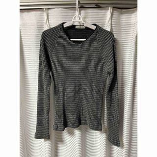 EMPORIO ARMANI - EMPORIO ARMANI 00's 斜めジップ ドライバーズニット
