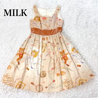 MILK - MILKカフェドワンピース/道重さゆみさん着用/グリーン