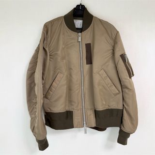 sacai - サカイsacai即完売レアレースブルゾンma1ブラックblack矢田