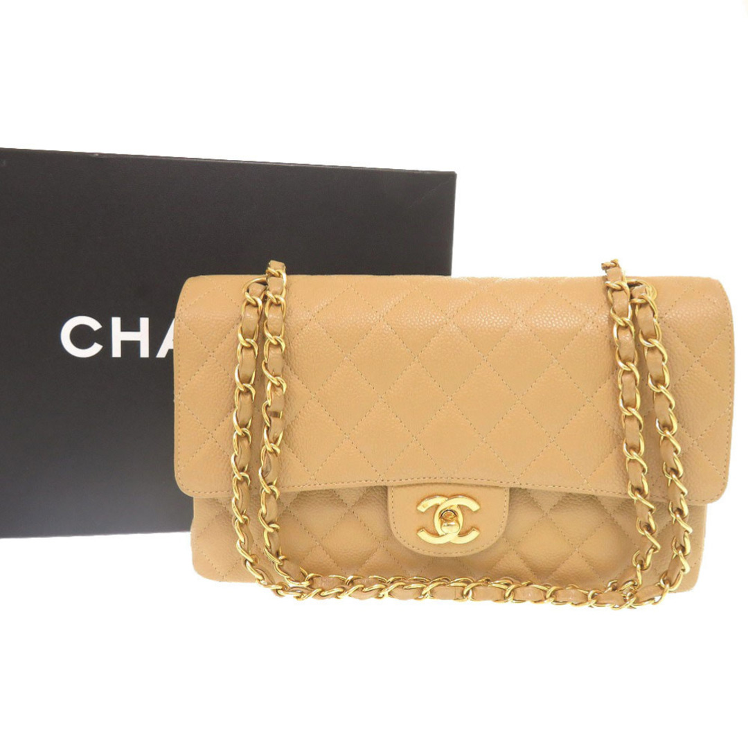 CHANEL - 美品 シャネル マトラッセ25 ダブルフラップ キャビアスキン