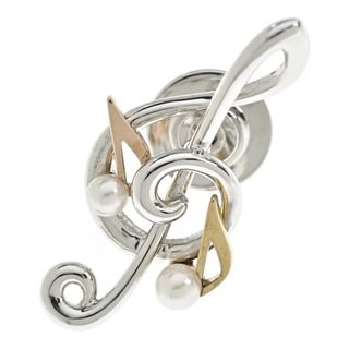 MIKIMOTO - 定番 ミキモト 月桂樹の葉彫り パールブローチ シルバー 美