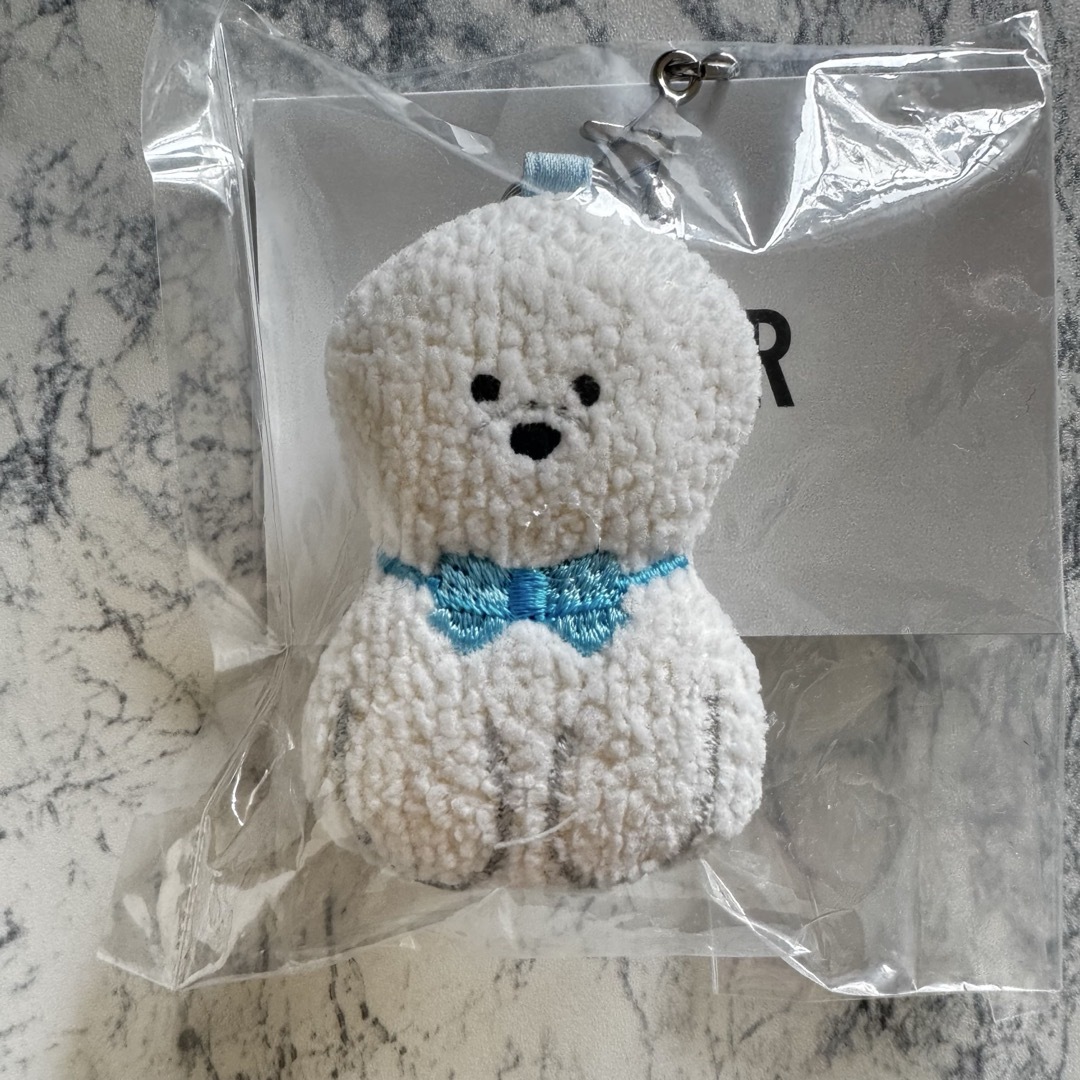 FEILER - フェイラー ラブラリー モフモフワンチャン バッグチャーム