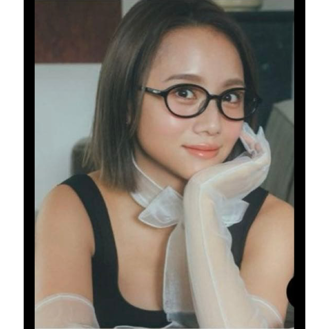 Zoff - 伊原葵 Zoff オーバル ブラウン メガネ イハラアオイの通販 by