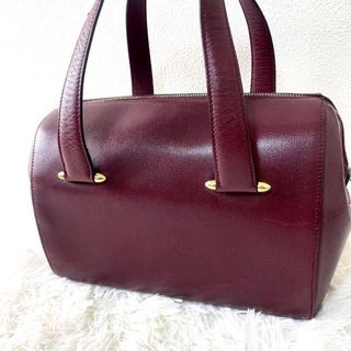 Cartier - CARTIER ハンドバッグ マストライン チャーム付き レザーの