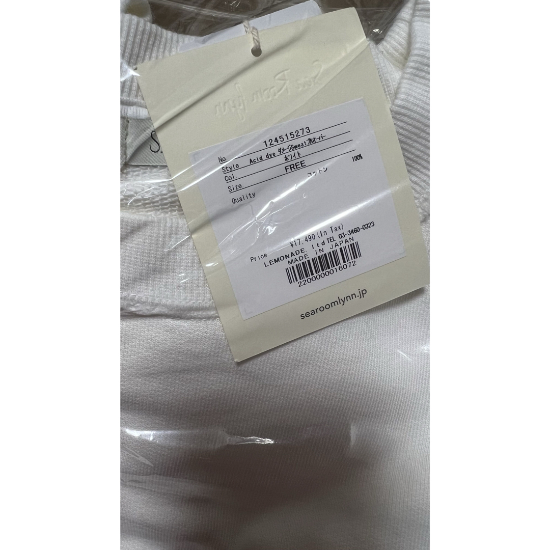 SeaRoomlynn - 新品Sea Room Lynn Acid dye ダメージSweatプルオーバー