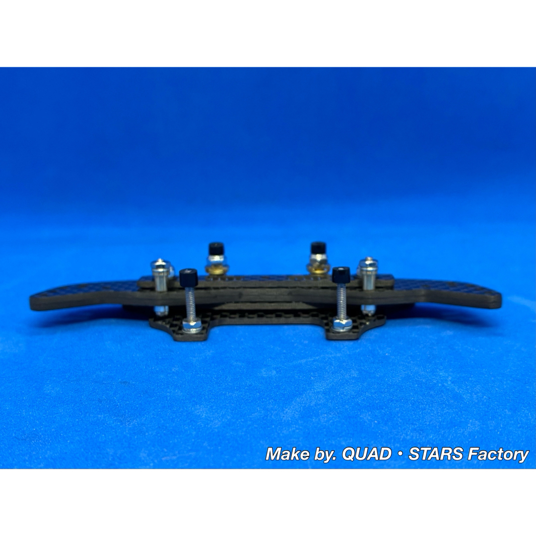 ミニ四駆・MS用】2軸ATスライドダンパー ブラックアウト／フルカーボン