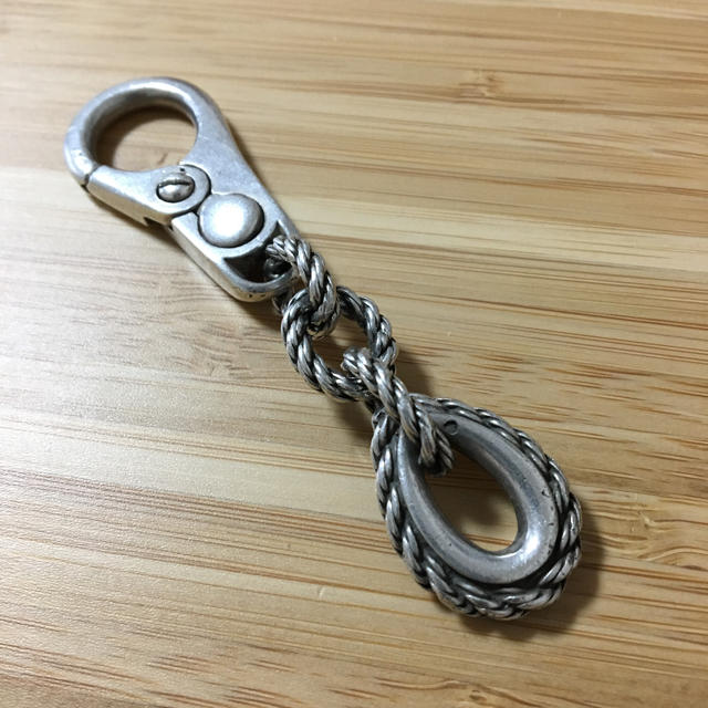 HERMES - エルメス キーリング シルバー ロープデザイン 中古の通販 by