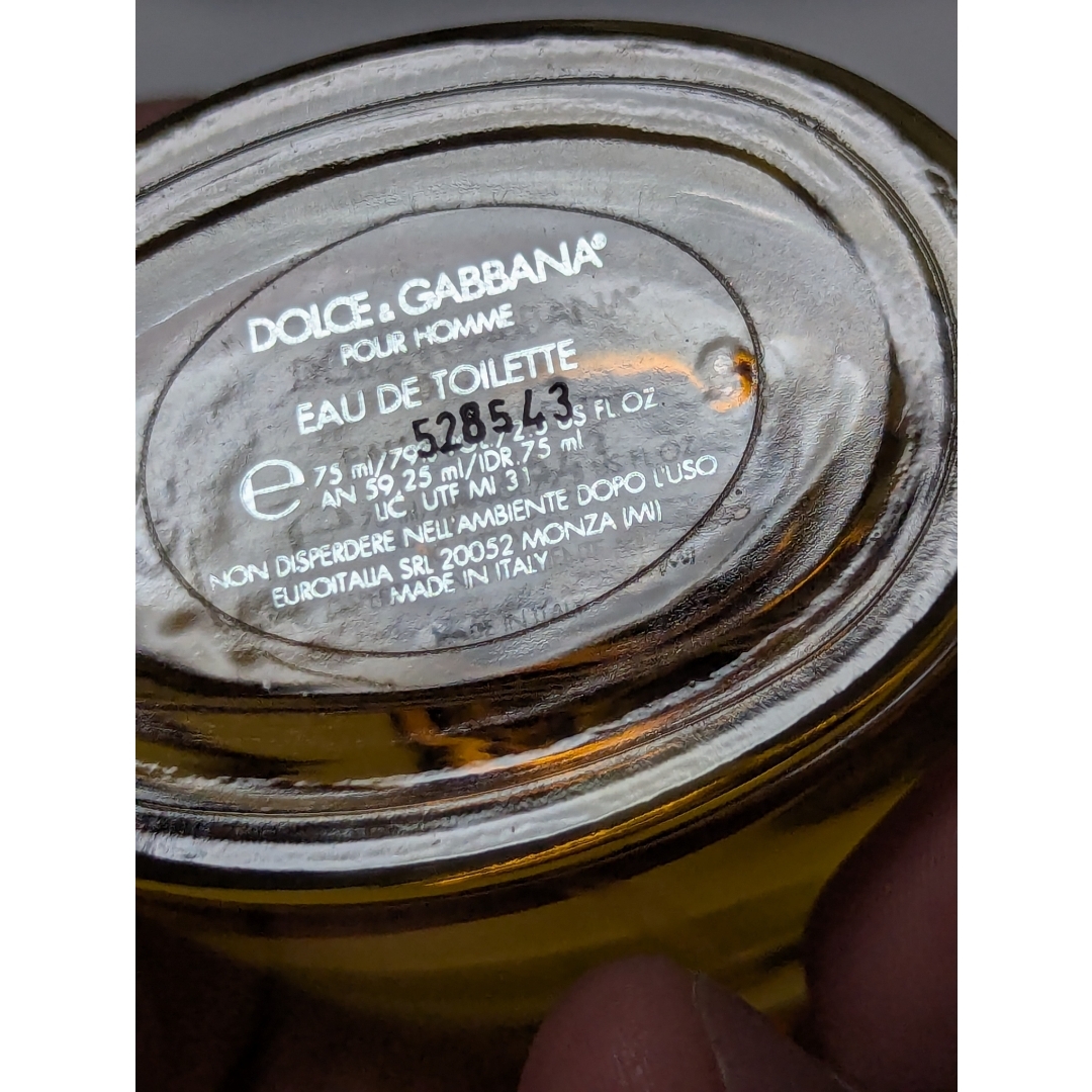 DOLCE&GABBANA - 廃盤希少ドルチェ＆ガッバーナプールオムオードトワレ