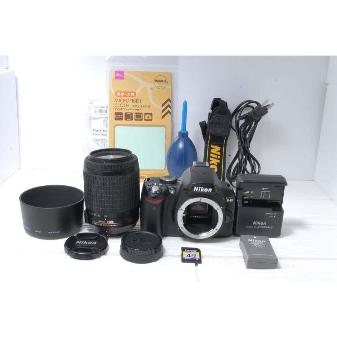 Canon - 訳あり❤️Nikon D40 望遠レンズセット手ブレ補正付き スマホ
