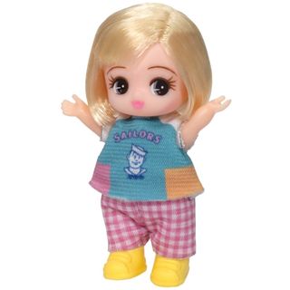 Takara Tomy - 鹿児島甲南高校 リカちゃん ワタルくん キーホルダー