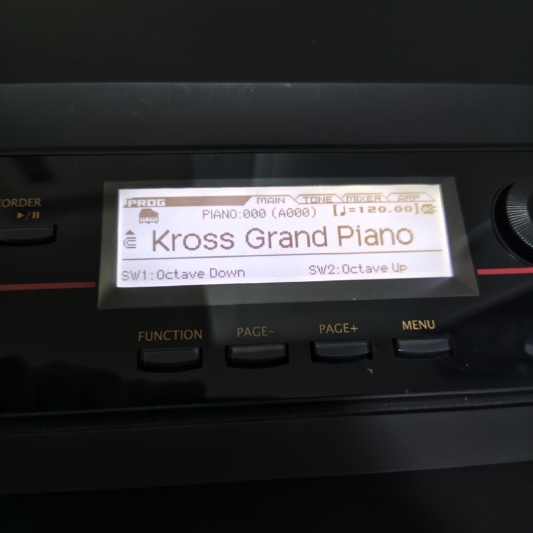 KORG - 【完動品】KORG KROSS-88 シンセサイザー キーボード 付属品
