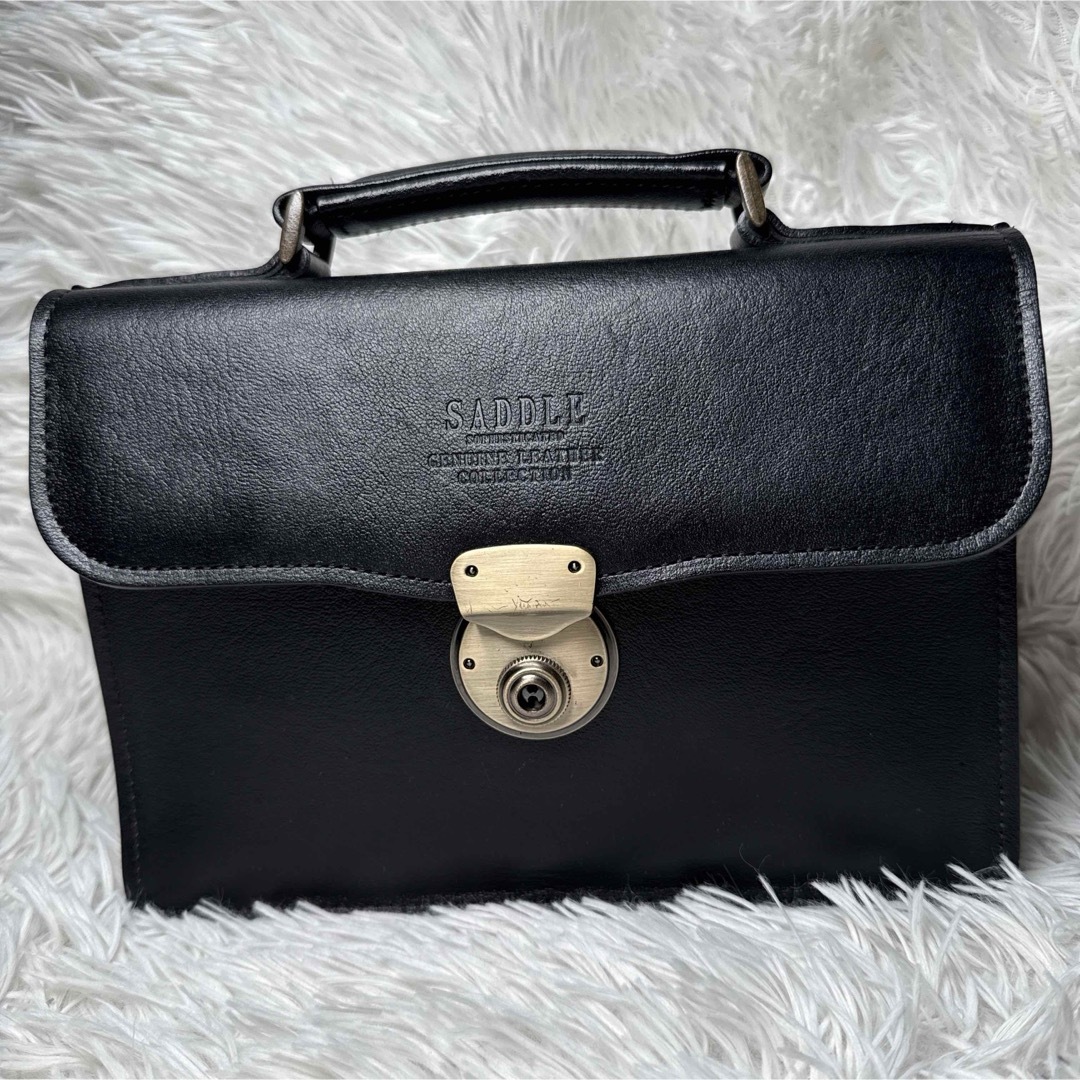 SOMES SADDLE 本革 セカンドバッグ エグゼクティブ ミニダレスバッグの