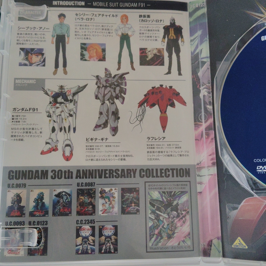 ガンダム30thアニバーサリーコレクション 機動戦士ガンダムF91 DVDの