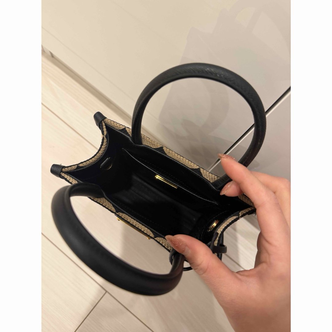 PRADA - PRADA プラダ シンボル エンブロイダリーファブリック ミニ