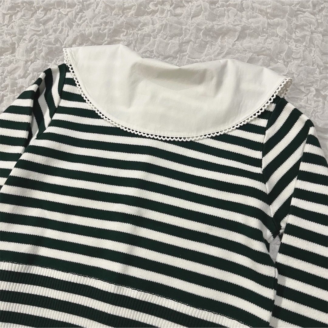 新品未使用】Bibiy. ボーダー長袖カーディガンの通販 by moshiii♪｜ラクマ