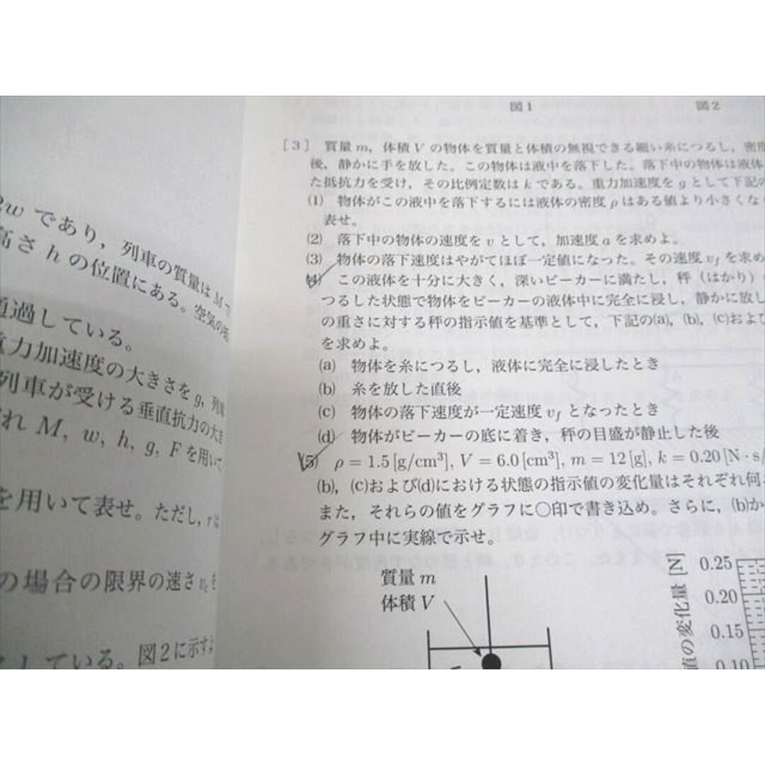 鉄緑会による24年高3物理 物理の登竜門手書き解答集 駿台 河合塾 鉄緑