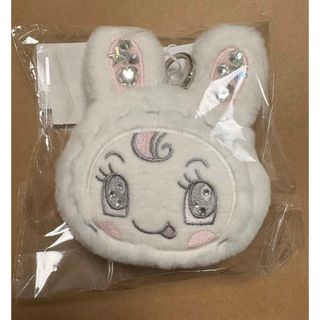 mezzo piano - ベリエちゃん ホワイト ふわキラフェイスポーチ ポーチ