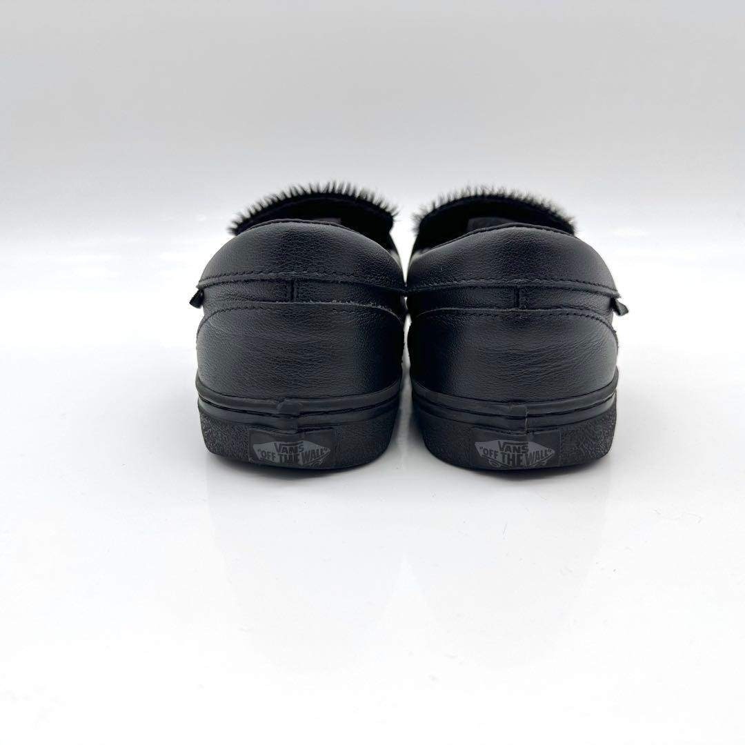 VANS - VANS ローファー ブラック レザー ハラコ コイン 24cmの通販 by