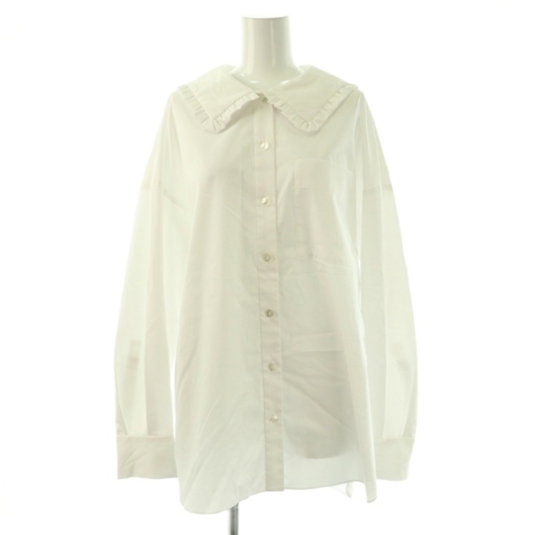 ENFOLD - エンフォルド 25AW FRILL-COLLAR シャツ ブラウス 38の通販