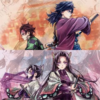 鬼滅の刃 - 鬼滅の刃 描き下ろしイラスト ビッグポスター 炭治郎と義勇