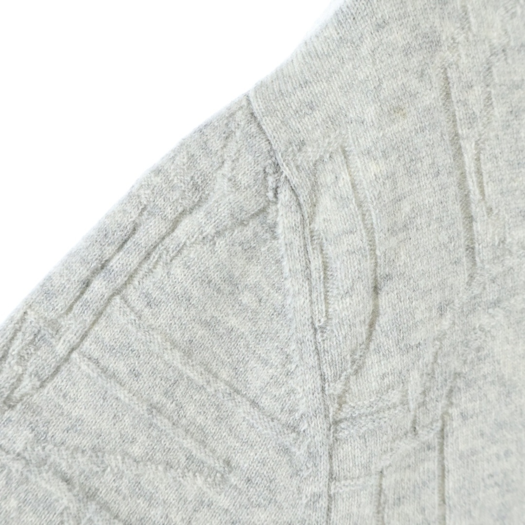 HERMES - HERMES エルメス 3Dニット カシミアセーター グレーの通販 by