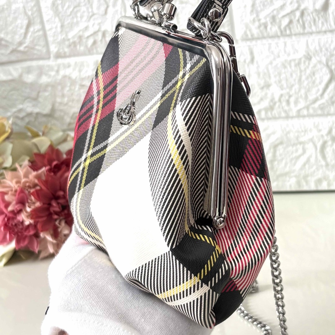 Vivienne Westwood - Vivienne Westwood チェック柄 ショルダーバッグ
