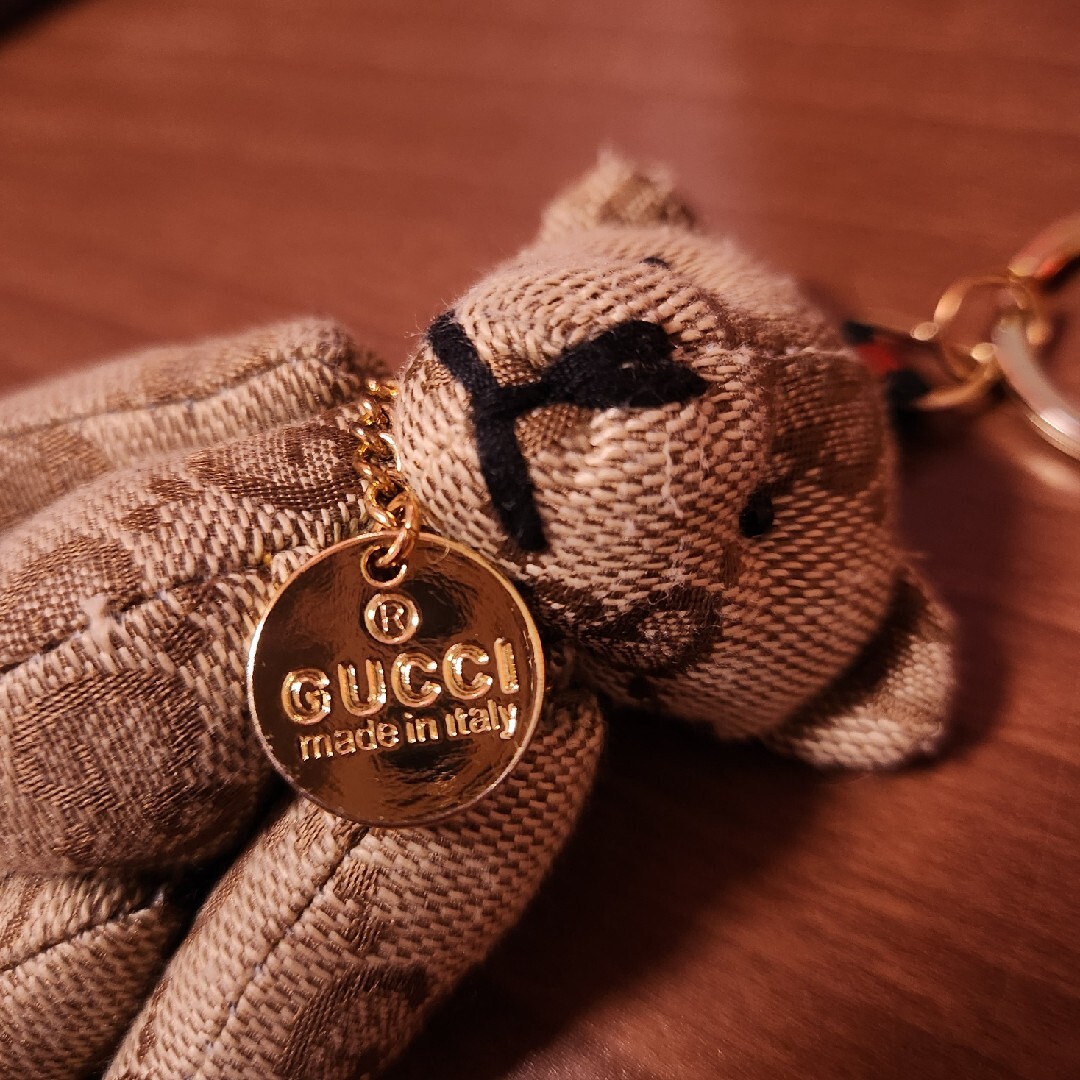 GUCCI - GUCCI グッチ テディベアキーホルダー・ キーリング・ バッグ