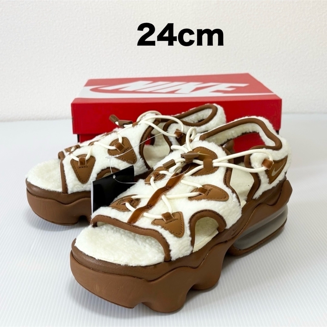 NIKE - 新品未使用 NIKE エアマックスココ ファー ボア サンダル 24cm