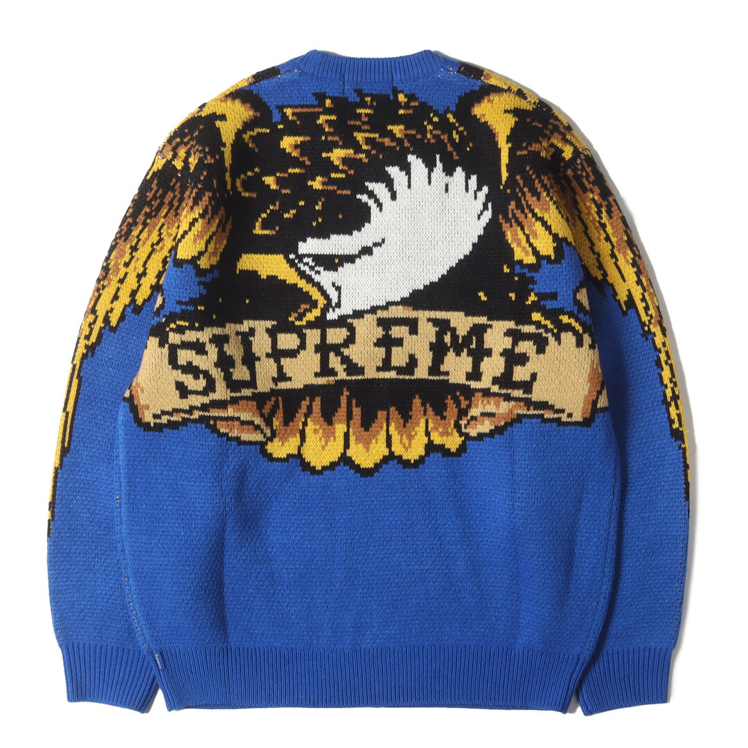 Supreme - 【新品】Supreme シュプリーム ニット ブルー サイズ:S