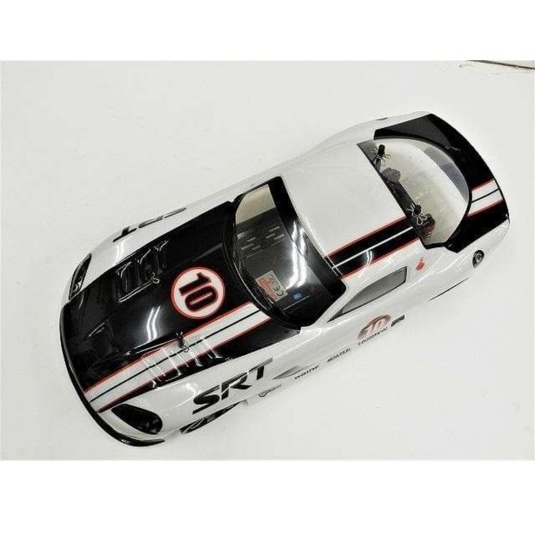 ターボ機能付き 1/10 ドリフトラジコンカー D001 白 スペアボディー付