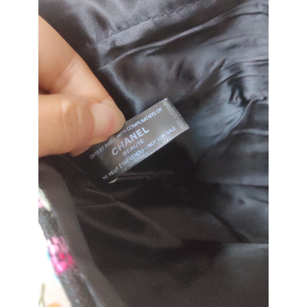 CHANEL 多色ツイードバッグ ビジュー シャネルノベルティ トートバッグ