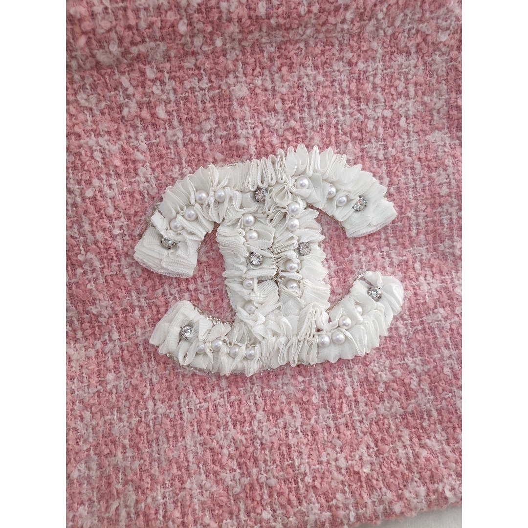 大*子様 シャネル CHANEL ピンク ラメ ツイード トートバッグ CHANEL