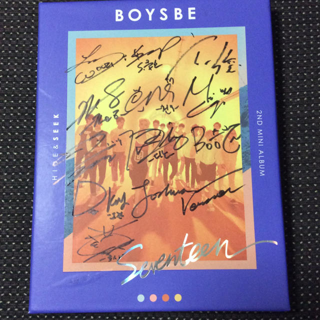 SEVENTEEN サイン入りCDの通販 by ちゃにょ｜ラクマ