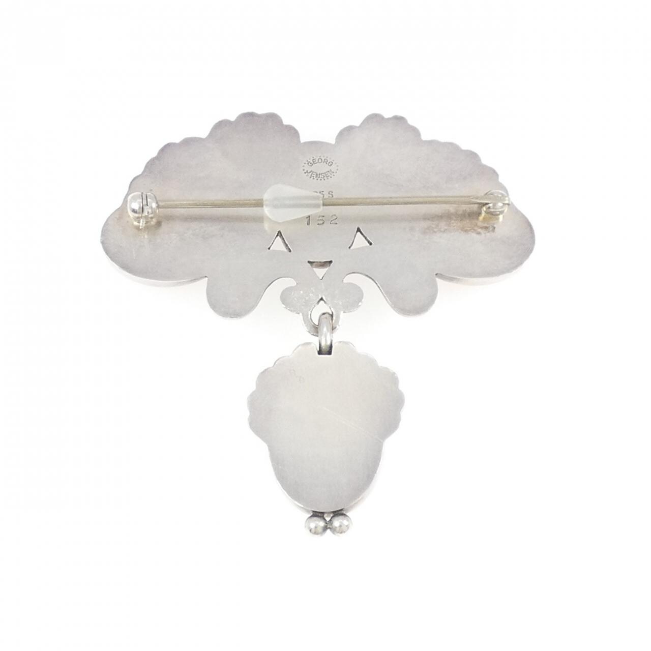 コメ兵｜ジョージ ジェンセン メノウ ブローチ｜GEORG JENSEN