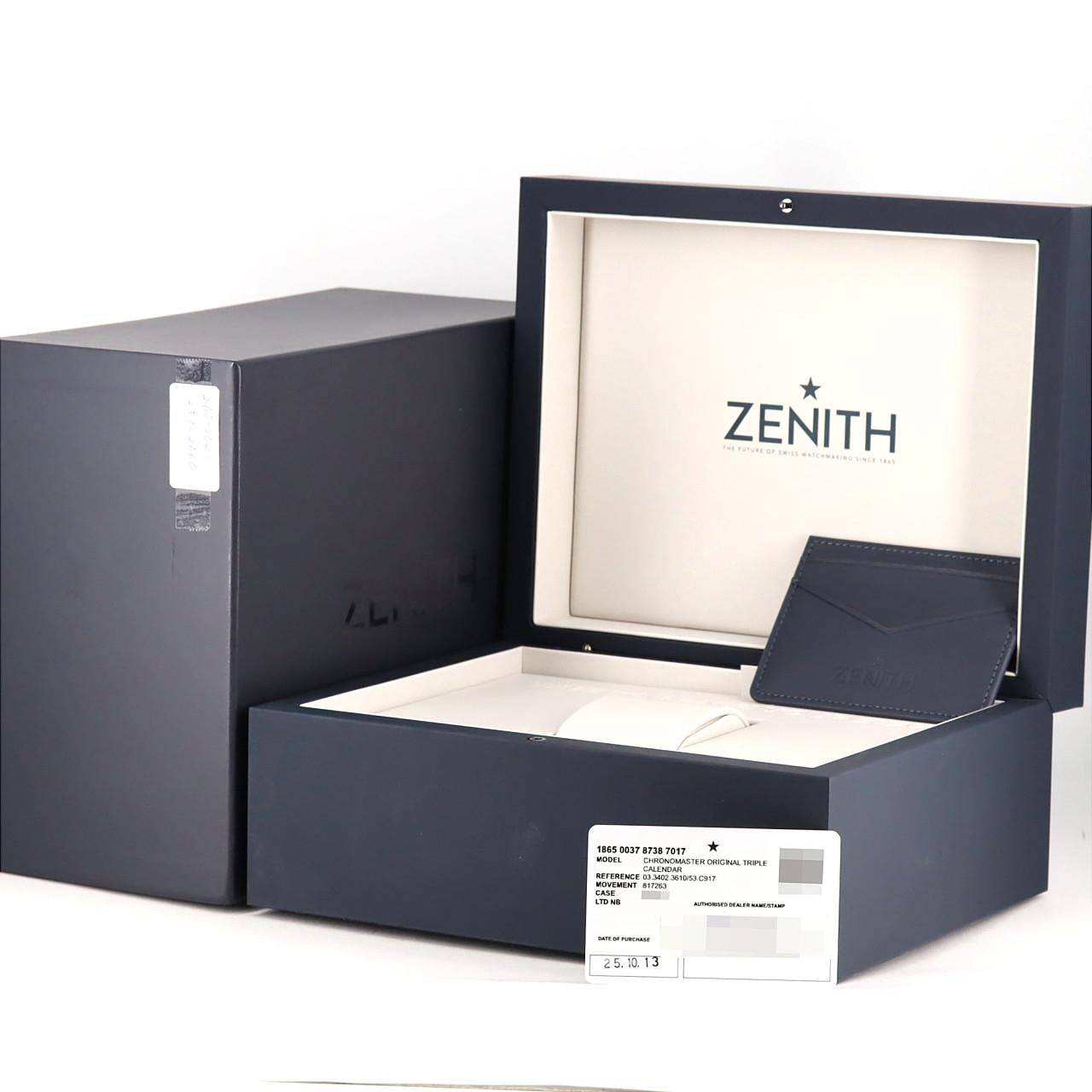 コメ兵｜ゼニス クロノマスターオリジナルトリプルカレンダー