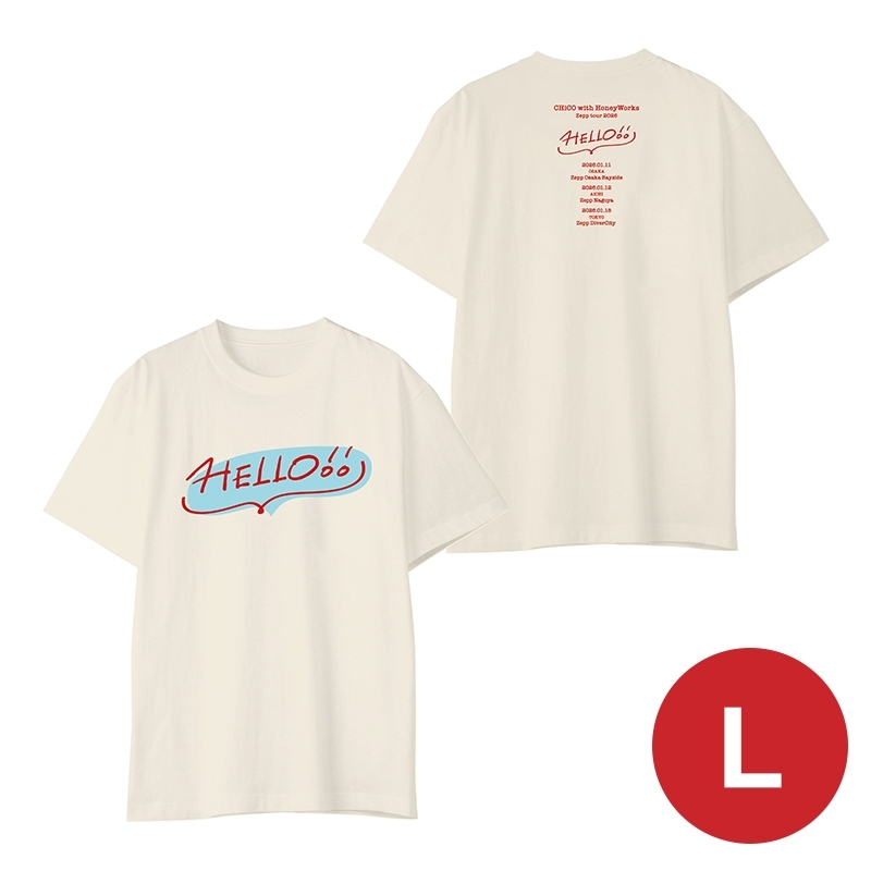 ライブTシャツ（L）/ Zepp tour 2026 『HELLO!!』 : CHiCO with