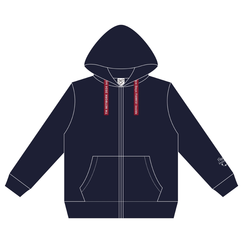 刺繍ジップパーカー（L） / TM NETWORK 2024 FANKS! inside : TM