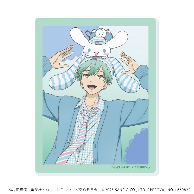 全種セット】アクリルカード（全6種）/ ハニーレモンソーダ×サンリオ