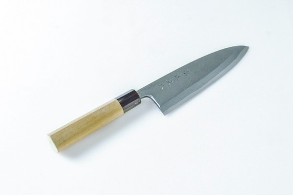 V金10号鋼 本霞 切附柳刃包丁（尺）（片面鏡面仕上げ） 【業務用食材の