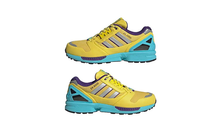 adidas ZX 8000 Consortium Yellow Blue Glow - JQ4359