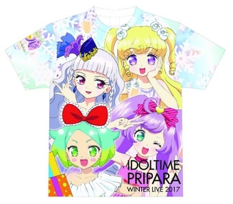 アイドルタイムプリパラ10周年 フルグラフィックTシャツ Lサイズ