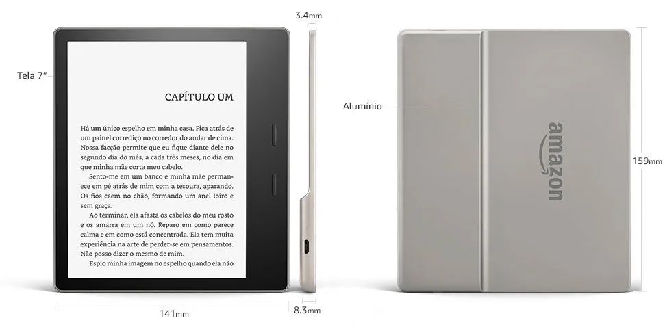 Kindle Oasis 32GB - Tela de 7 | 10 geração | IMPECÁVEL - Tablets e