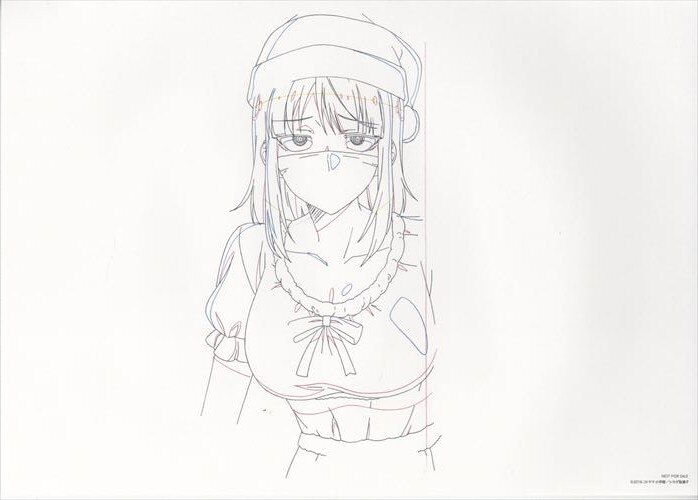 だがしかし 複製原画（動画）5枚セット