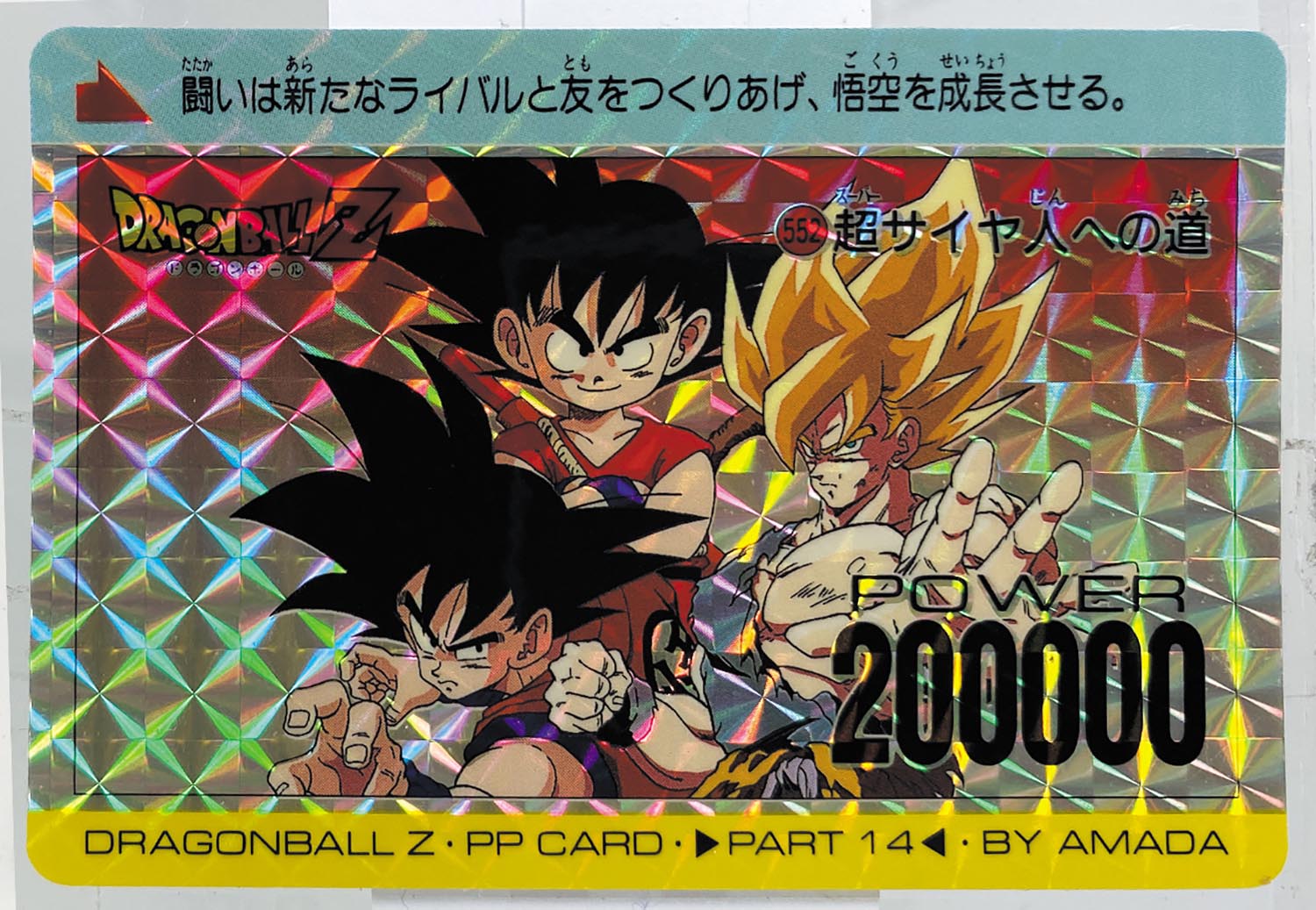 ドラゴンボールZ PPカード 14弾 血がもえるぜ!