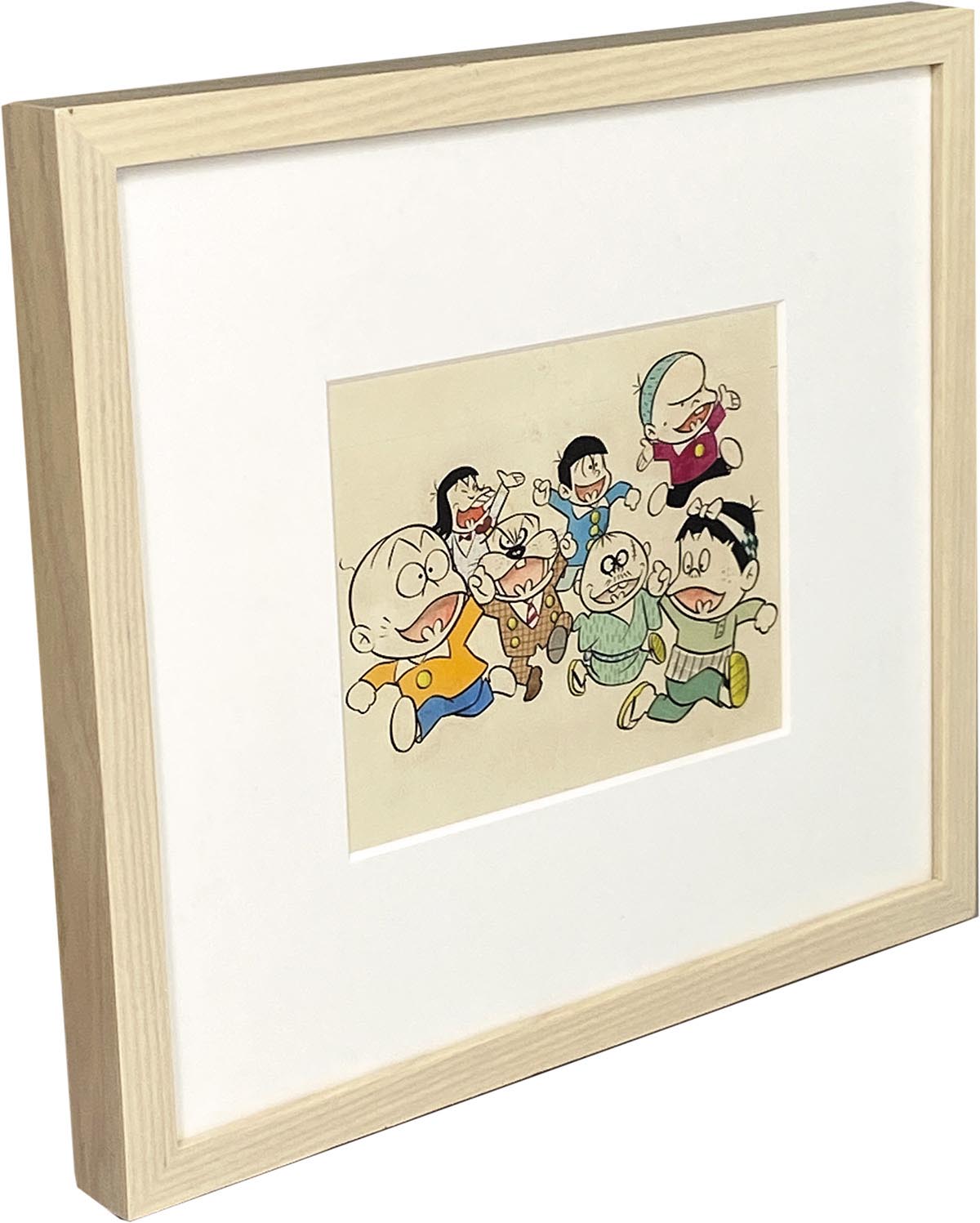 3007］ 赤塚不二夫 直筆カラーイラスト「もーれつア太郎」