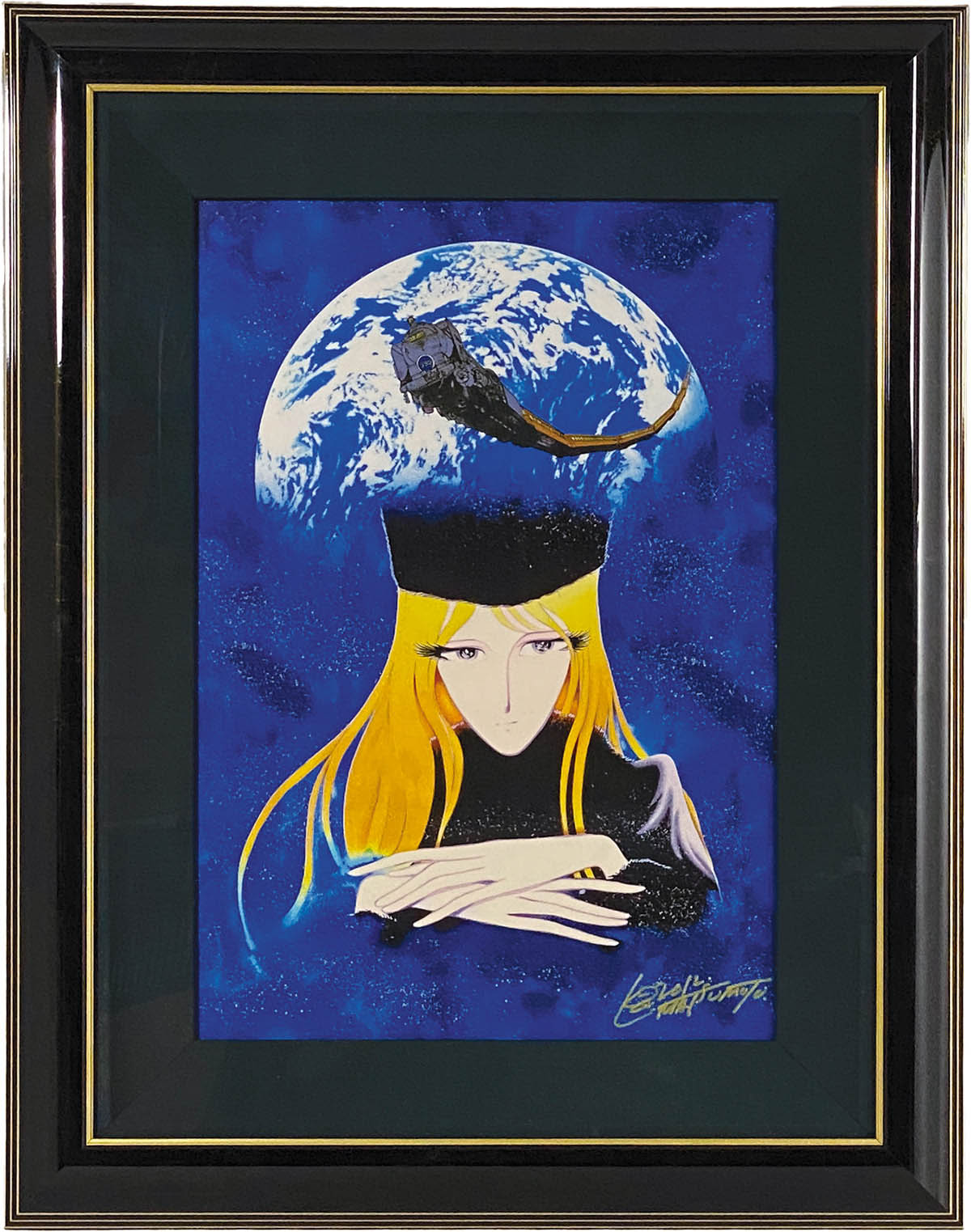 松本零士さん 銀河鉄道999 メーテル 直筆イラスト 松本零士さん 銀河