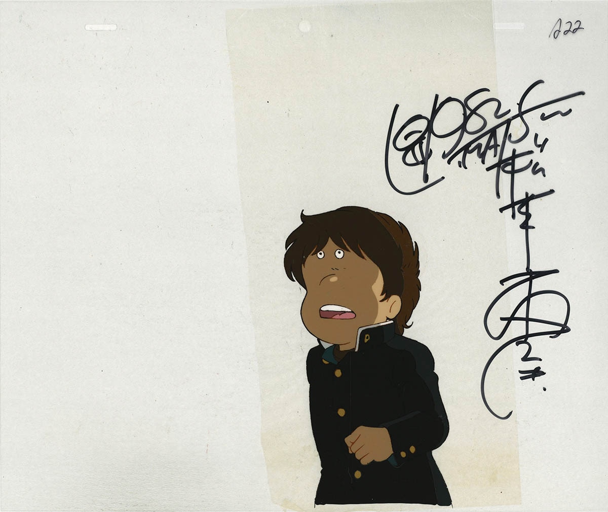 2846] 松本零士 直筆サイン入り「劇場版千年女王セル(A22)」雨森始