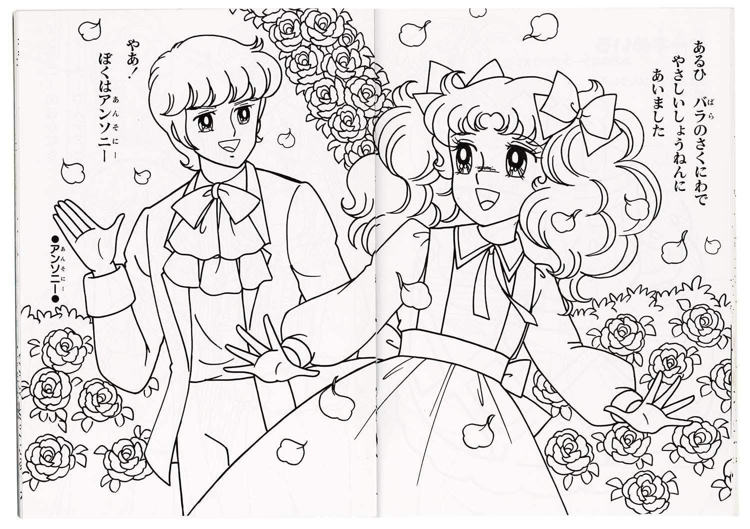 セイカノート キャンディキャンディぬりえ (ピンクドレス)